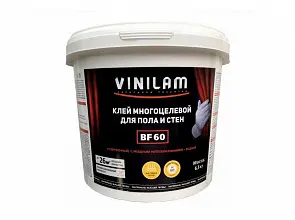 Клей водно-дисперсионный для ПВХ-плитки Vinilam BF60 (6,5кг)