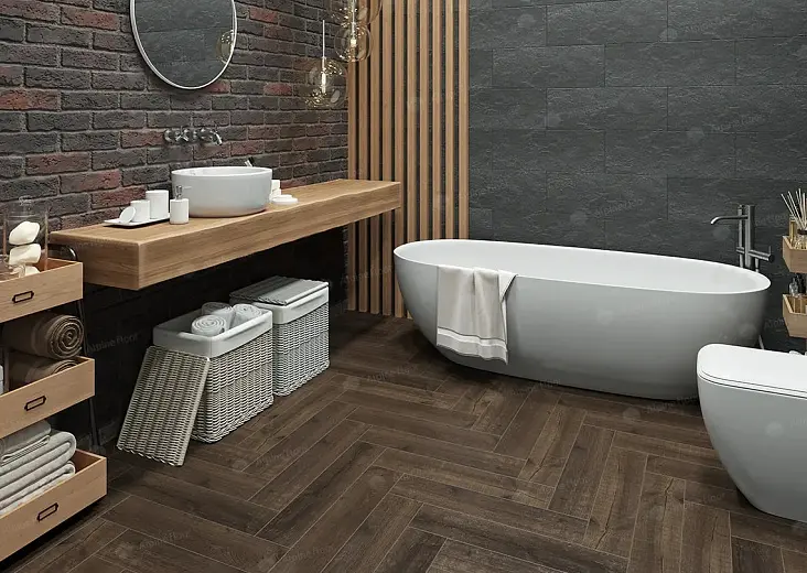 SPC ламинат Alpine Floor Parquet Light Дуб Альферац ECO 13-22 - фото интерьера