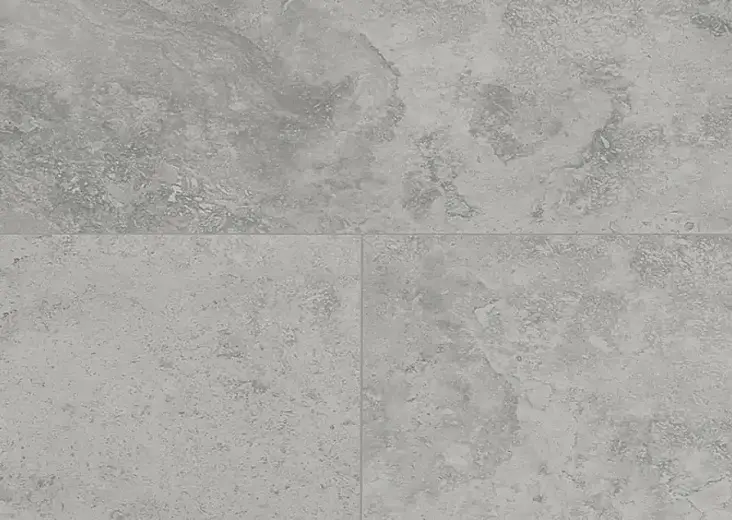 Виниловый пол LVT Rigid Firmfit Tiles Мрамор серый XT-4040 - фото интерьера 1