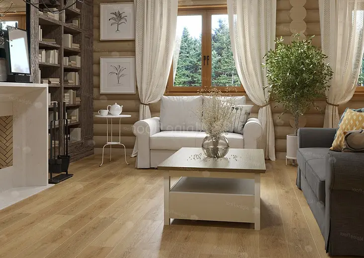 SPC виниловые полы Alpine Floor Grand Sequoia Сьерра ЕСО 11-31 - фото интерьера