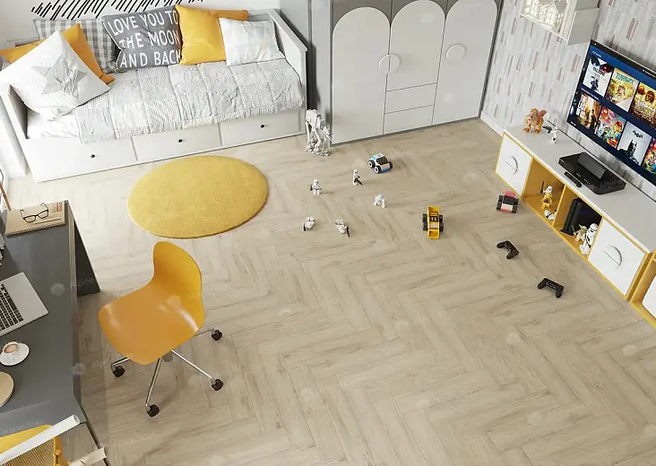 Кварц-виниловая плитка Alpine Floor Parquet LVT Дуб Медия ЕСО 16-20 - фото интерьера