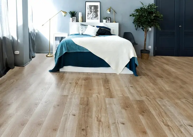 SPC ламинат Alpine Floor Real Wood Дуб Натуральный ECO 2-5 - фото интерьера