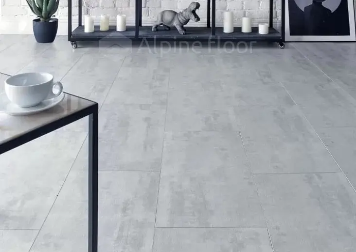 Кварцвиниловая плитка  Alpine Floor Light Stone Самерсет ЕСО 15-6 - фото интерьера