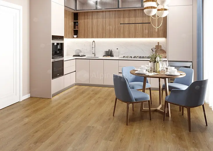 SPC виниловые полы Alpine Floor Grand Sequoia Таксодиум ЕСО 11-30 - фото интерьера