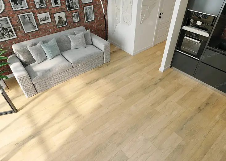 Виниловые полы Alpine Floor Premium XL Дуб Медовый ABA ECO 7-16 - фото интерьера
