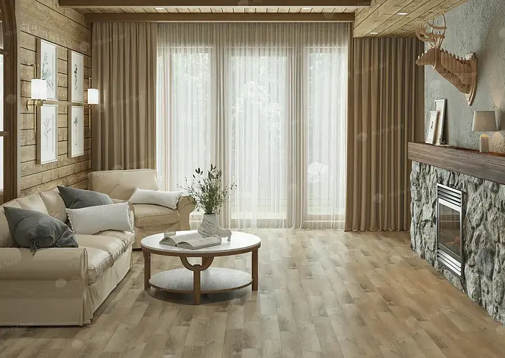 SPC ламинат Alpine Floor Parquet Light Дуб Синистра ECO 13-17 - фото интерьера