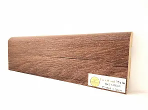 Плинтус TeckWood Ламинированный 75х16 мм Дуб Амбар
