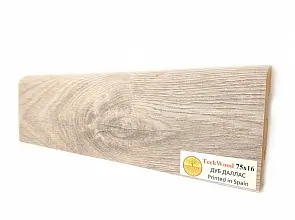 Плинтус TeckWood Ламинированный 75х16 мм Дуб Даллас