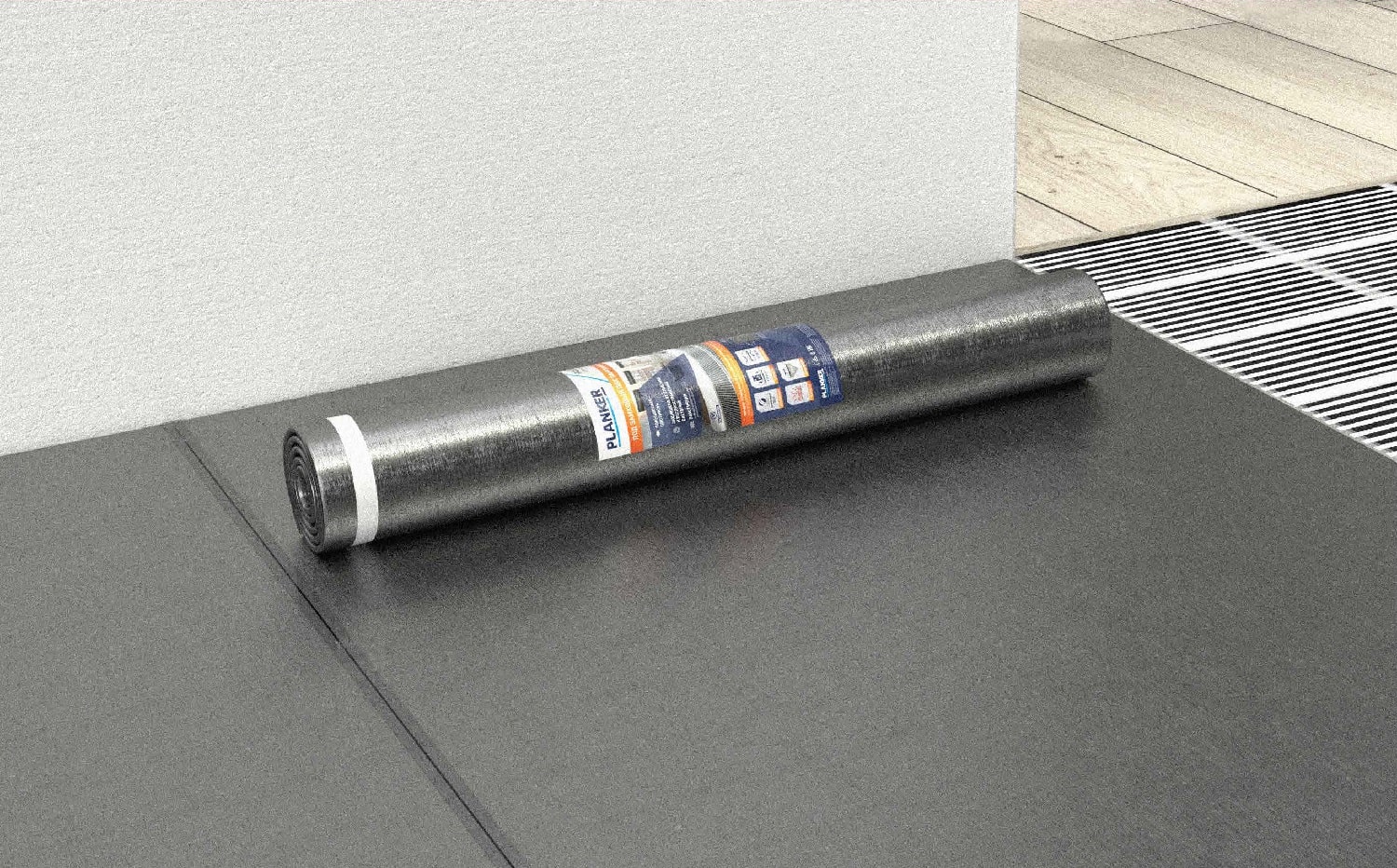 Подложка Planker EVA для инфракрасного теплого пола под SPC/LVT 1.5 мм ...