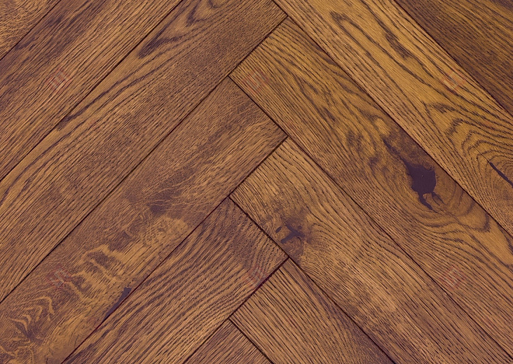 Инженерная доска Golden Wood английская ёлка Дуб Пиногри рустик