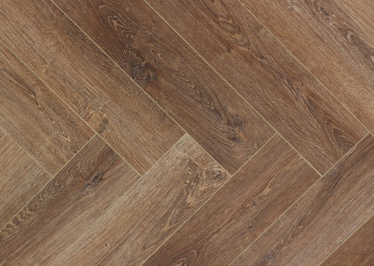 SPC ламинат Cronafloor Herringbone Дуб Тулуза H001