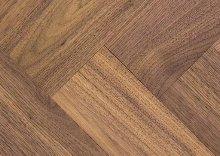 Каменный паркет с натуральным шпоном Alpine Floor Приоритет Паркет Орех Натуральный ECO 30-9