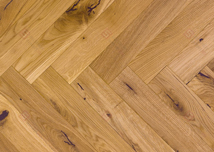 Инженерная доска Golden Wood английская ёлка Дуб Шабли рустик