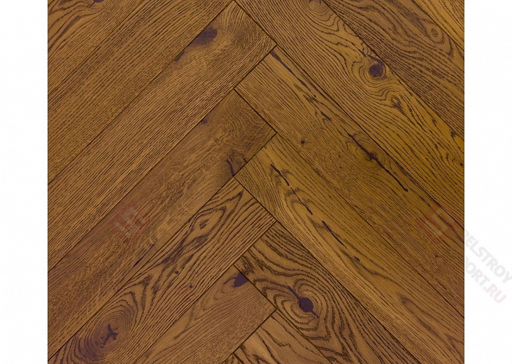 Инженерная доска Golden Wood английская ёлка Дуб Шафран рустик