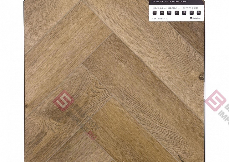 Кварц-виниловая плитка Alpine Floor Parquet LVT Дуб Целата ECO 16-35