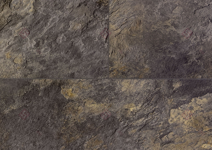 Каменно-полимерная плитка (SPC) Tulesna Stone Chrome Harbor 1009-4