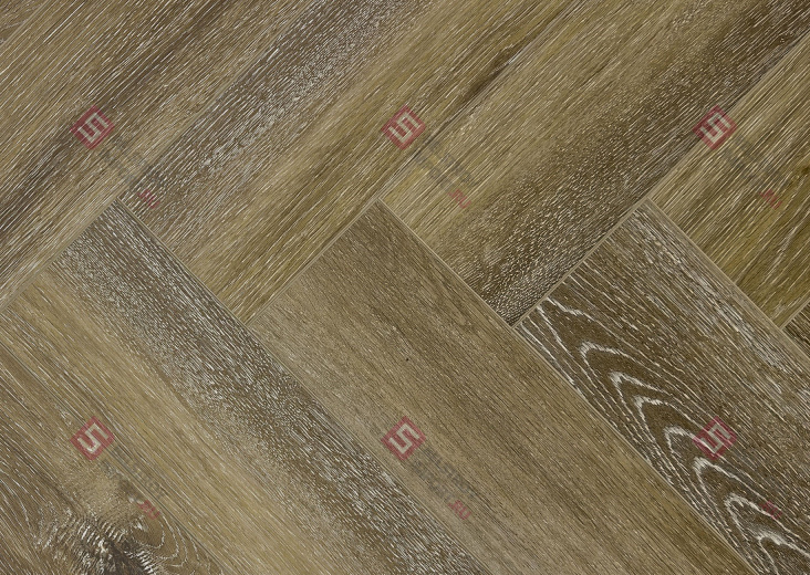 SPC ламинат Decorifica Herringbone Дуб Карпентер