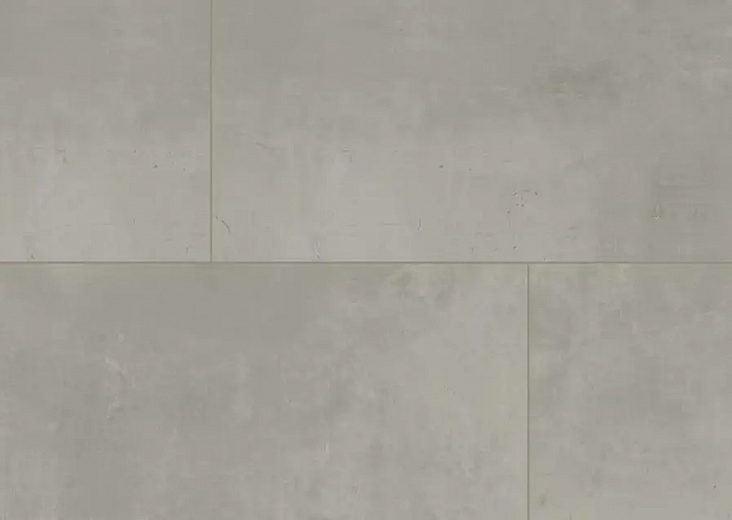 Виниловый пол Rigid Firmfit Tiles Бетон серый LT-1650 - фото интерьера