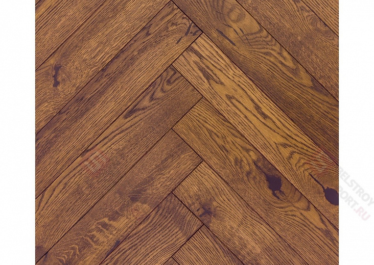 Инженерная доска Golden Wood английская ёлка Дуб Пиногри рустик