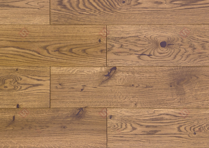 Инженерная доска Golden Wood Дуб Болтон Рислинг Рустик