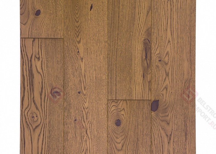 Инженерная доска Golden Wood Дуб Медный Шафран Рустик