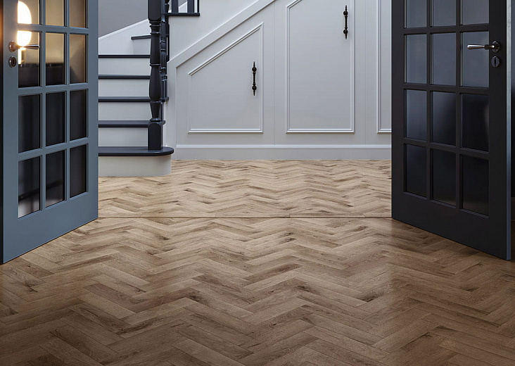 LVT кварц винил Invictus Primus Dryback Parquet Royal Oak Traditional 34