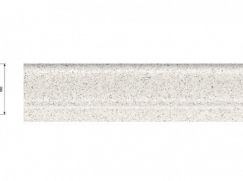 Плинтус Corkstyle Шпонированный 60х22 мм Natural Cork White