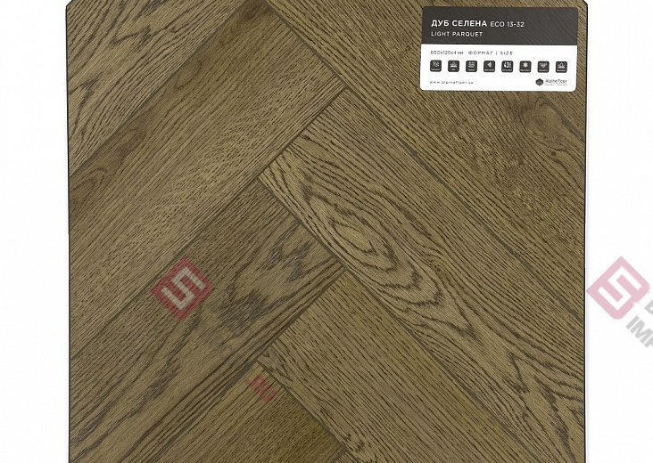 SPC ламинат Alpine Floor Parquet Light Дуб Селена ЕСО 13-32