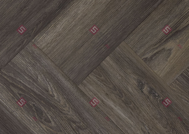 SPC ламинат елка FloorFactor Herringbone Brushed Smoke Oak HB 17